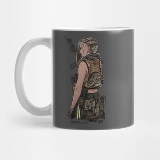 Special Ops Military Female Soldier Mug